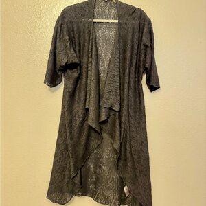 LuLaRoe Black Lace Coverup Shrug